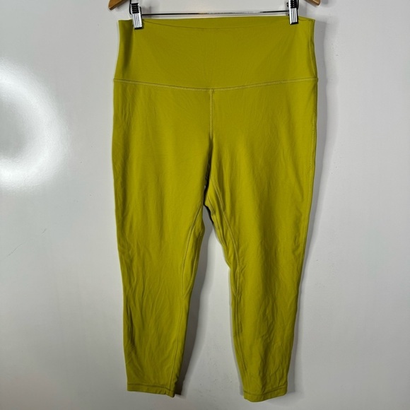 Lululemon Align Pant 25" Yellow Pear Size 14 - Picture 4 of 8